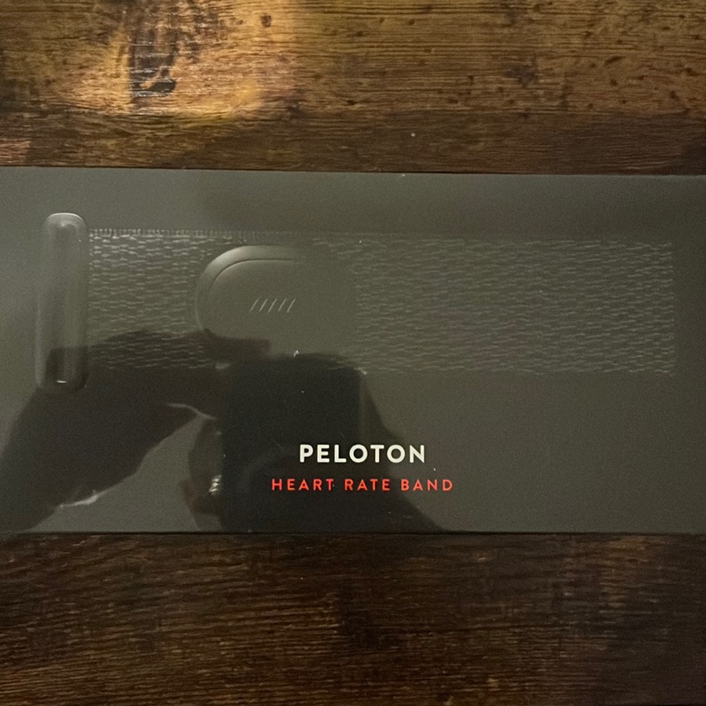 Large Peloton heart rate band